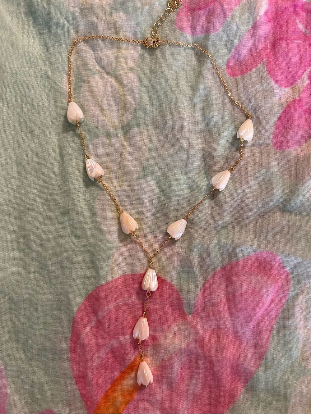 Pikake 16 in drop necklace